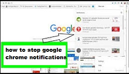 how to stop google chrome notifications