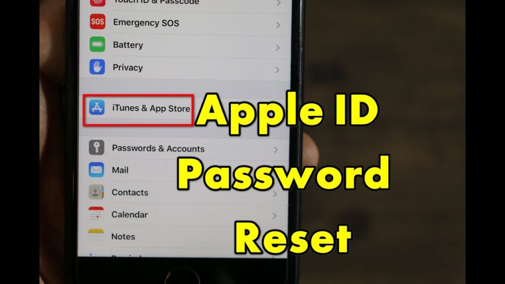 reset email password in apple mail